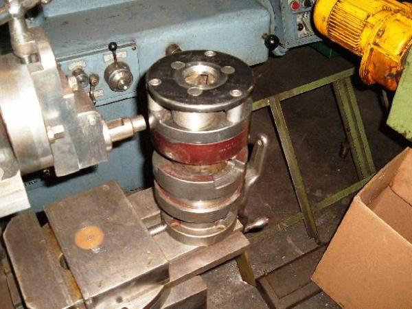Acme-Fette #N-4, die head, 9/16" to 1-1/4", 3 die, flange mount, w/set of dies - Image 1