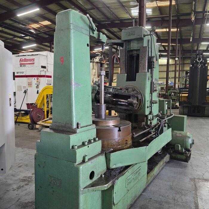 Gould & Eberhardt #48HWD, heavy duty vertical gear hobber. 2 DP, differential, tailstock, excellent condition - Image 3