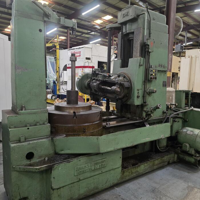 Gould & Eberhardt #48HWD, heavy duty vertical gear hobber. 2 DP, differential, tailstock, excellent condition - Image 6