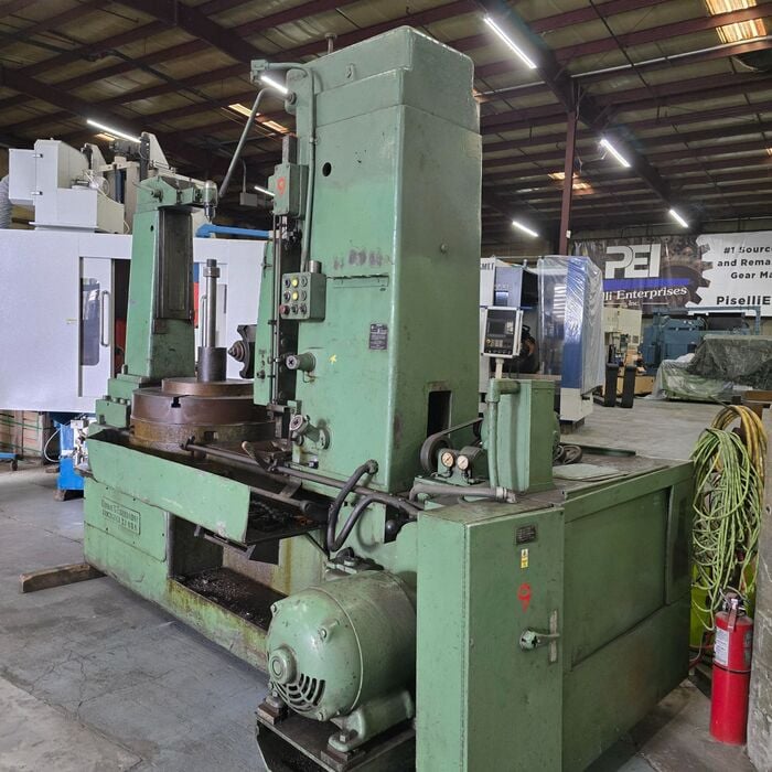 Gould & Eberhardt #48HWD, heavy duty vertical gear hobber. 2 DP, differential, tailstock, excellent condition - Image 7