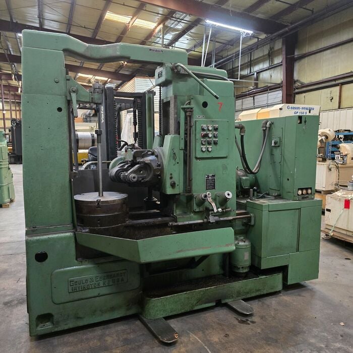 Gould & Eberhardt #24H, gear hobber with special gooseneck head attachment, differential, infeed, tailstock - Image 2