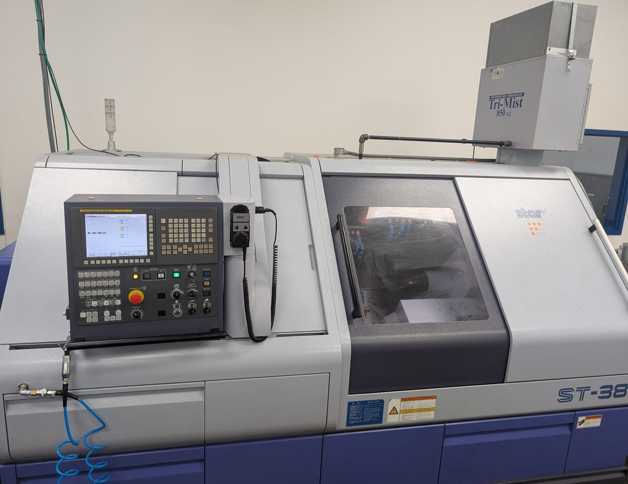 Star #ST-38, Swiss Type CNC Lathe, 3 turret, 2018 - Image 2