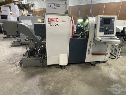 Traub #TNL26, Swiss Type CNC Lathe - Image 1