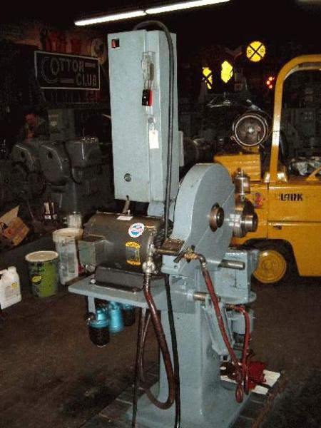 Landis, pneu.rotary blade cut off, work stop, 5HP hi eff, 3 ea.blades, air filter, oiler - Image 4