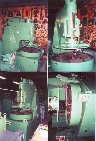 44" Micromatic #Hydrolap, 15.5" ring ID, double sided, dresser, pin type drive - Image 1