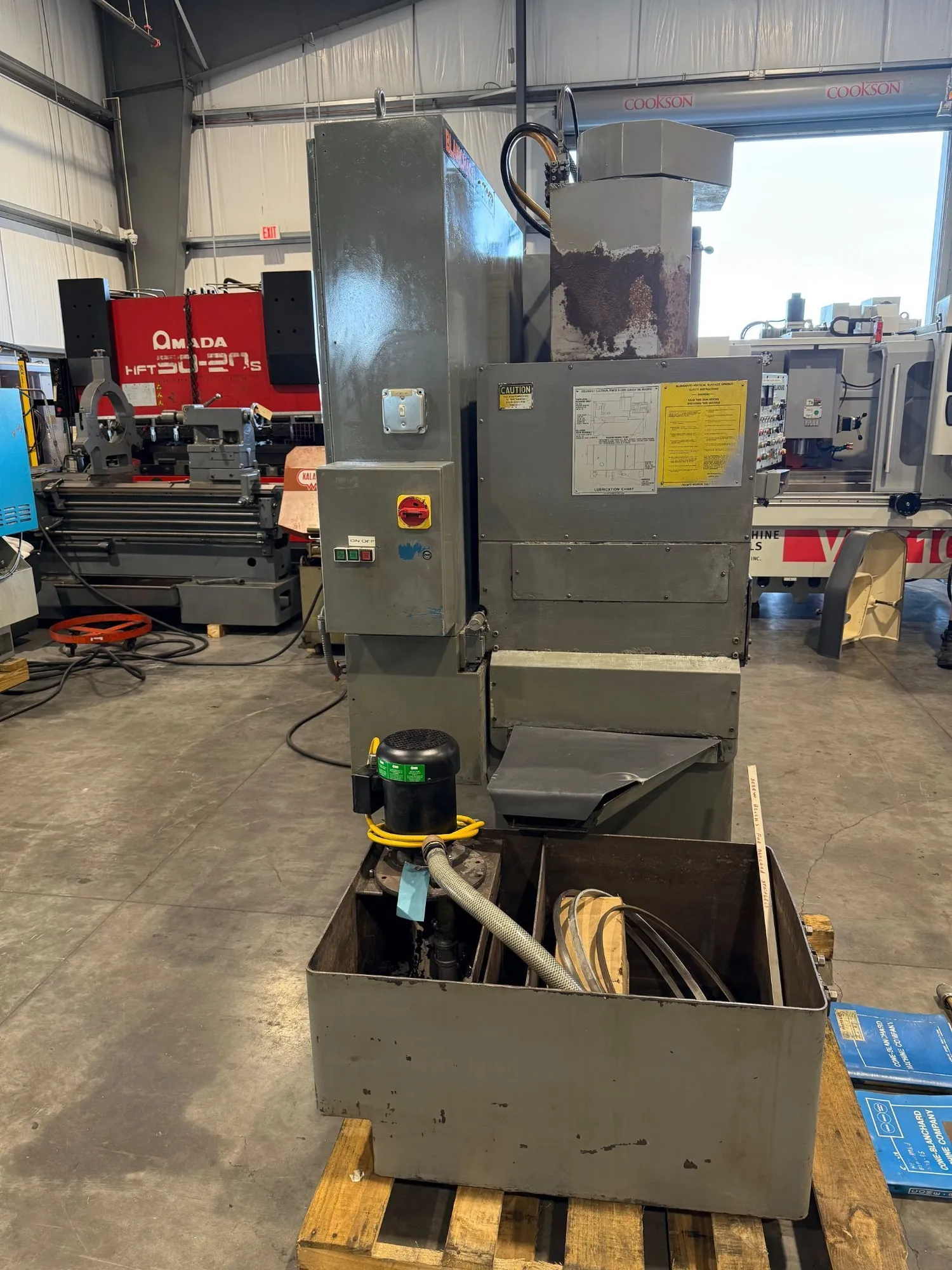 Blanchard #11AD-20, vertical rotary surface grinder, 20" Neutrofier electromagnetic chuck, 11" wheel - Image 4