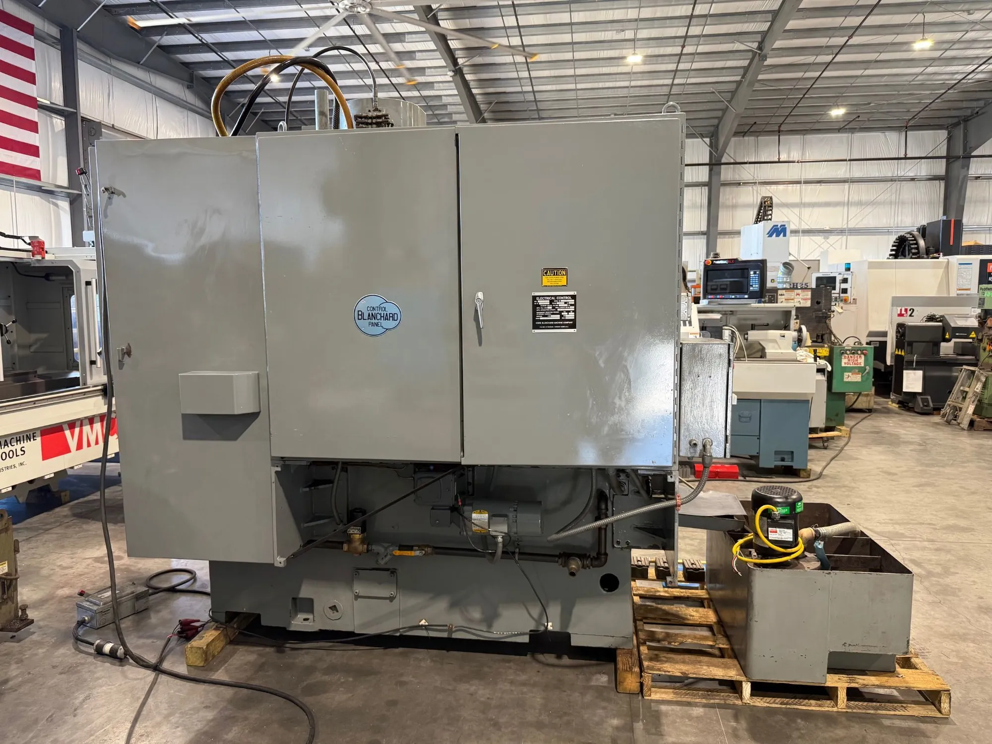 Blanchard #11AD-20, vertical rotary surface grinder, 20" Neutrofier electromagnetic chuck, 11" wheel - Image 5