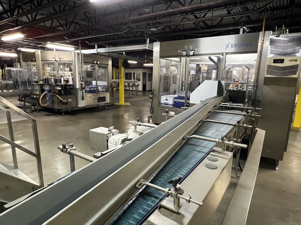 Krones #Modufill-PET, 54000 BPH high speed water bottling line, 2017 - Image 1