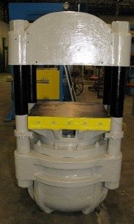 314 Ton, 24" x 24", Up-acting, 4-post, 15" daylight, 8" stroke, 20" dia.ram, 4" dia.posts, 64" tall, #2043 - Image 1