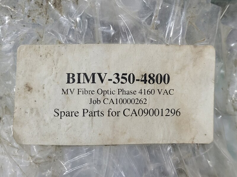 MV Fiber Optic Phase, BIMV-350-4800 for soft starter CFMVRMX18-1500-416, 4160 VAC, new surplus - Image 2