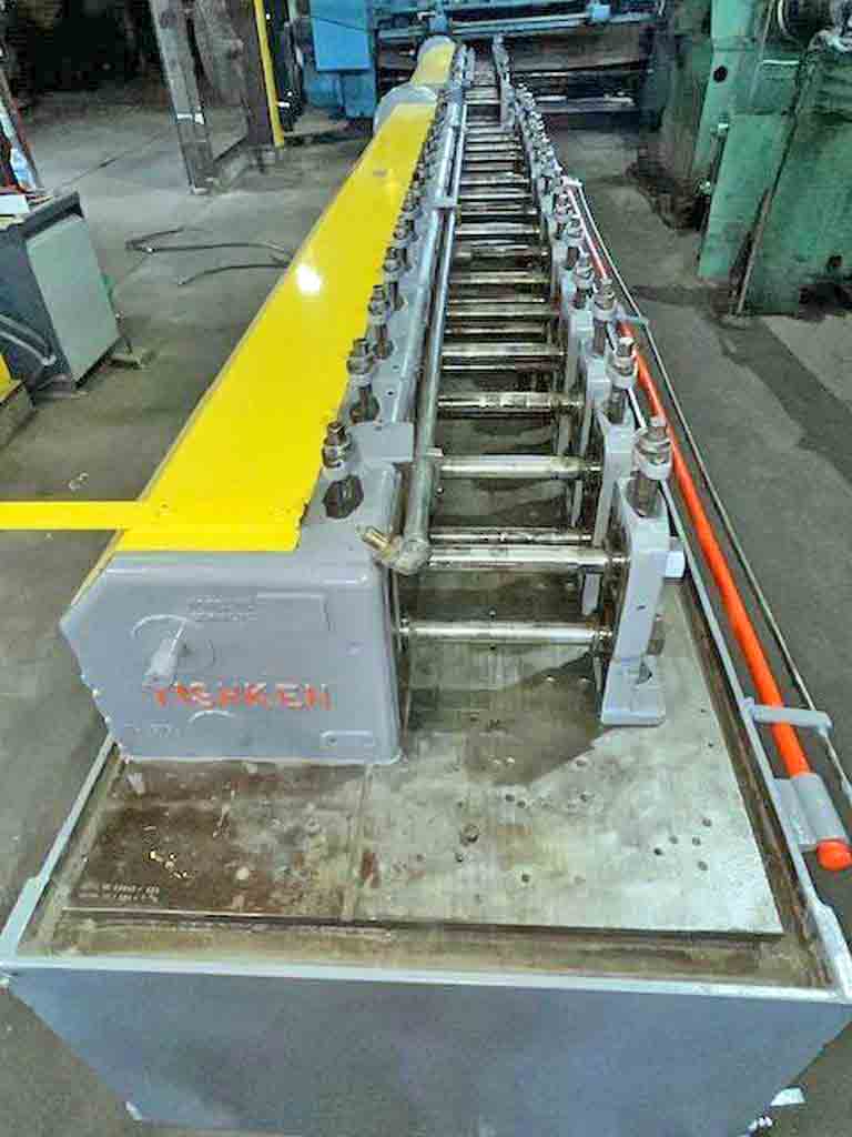 28 Stand, Tishken #HMW-1-1/2, rollformer, 1.5" shaft diameter, 8" roll space, 9" horizontal centers, 4"-8" - Image 3