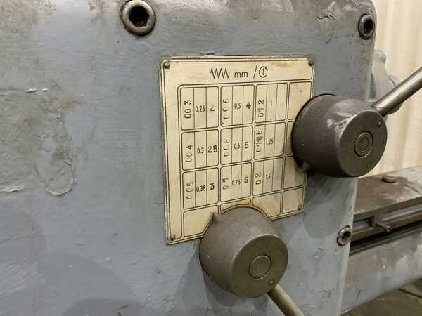 3" Wotan #B85T, horizontal boring mill, 35-1/2" x 29-1/2" T-slotted rotary table, 26" spindle travel, 36" - Image 5