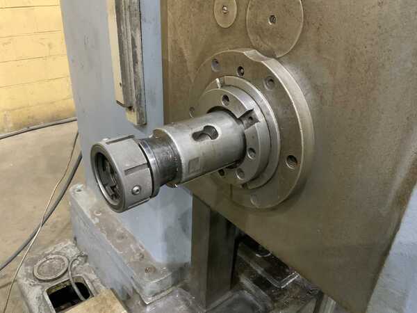 3" Wotan #B85T, horizontal boring mill, 35-1/2" x 29-1/2" T-slotted rotary table, 26" spindle travel, 36" - Image 7