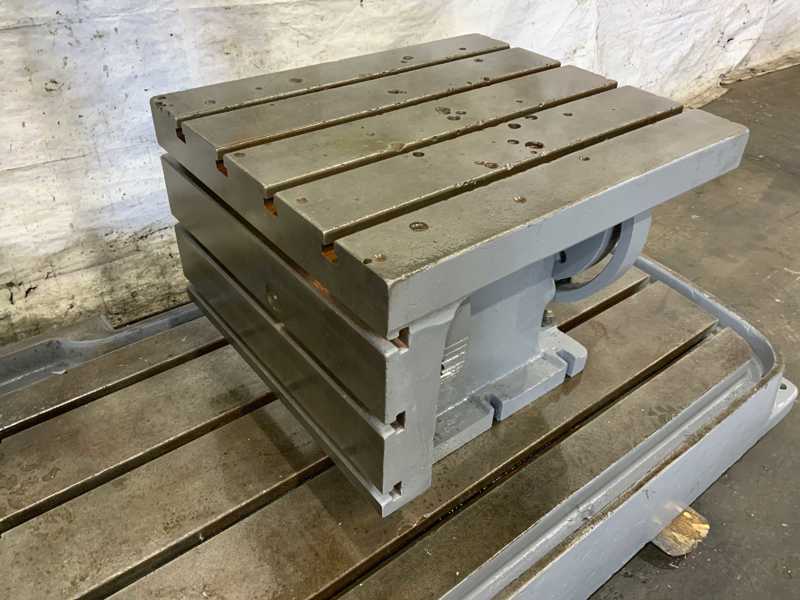 4' -11" Giddings & Lewis #Chipmaster, radial arm drill, 60" x 42" base, power elevation/head traverse, coolant - Image 5