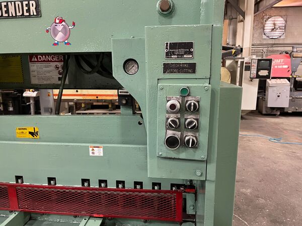 72" x 1/4" Betenbender, plate shears, 76" knives, 19 SPM - Image 3