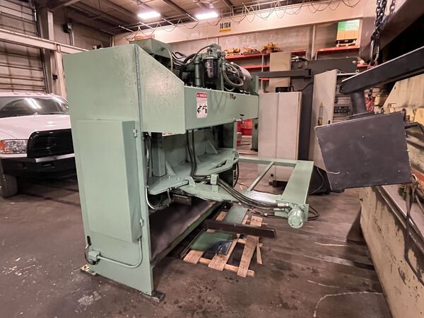 72" x 1/4" Betenbender, plate shears, 76" knives, 19 SPM - Image 4