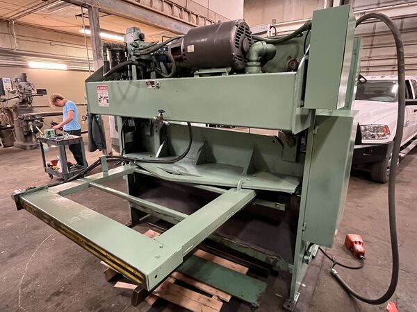 72" x 1/4" Betenbender, plate shears, 76" knives, 19 SPM - Image 5
