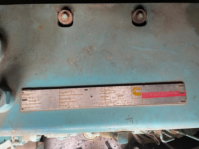 275 KW General Thermodynamics #LO7-41, Diesel Genset, 480 Volts, Cummins engines, enclosed, 1728 hours - Image 4