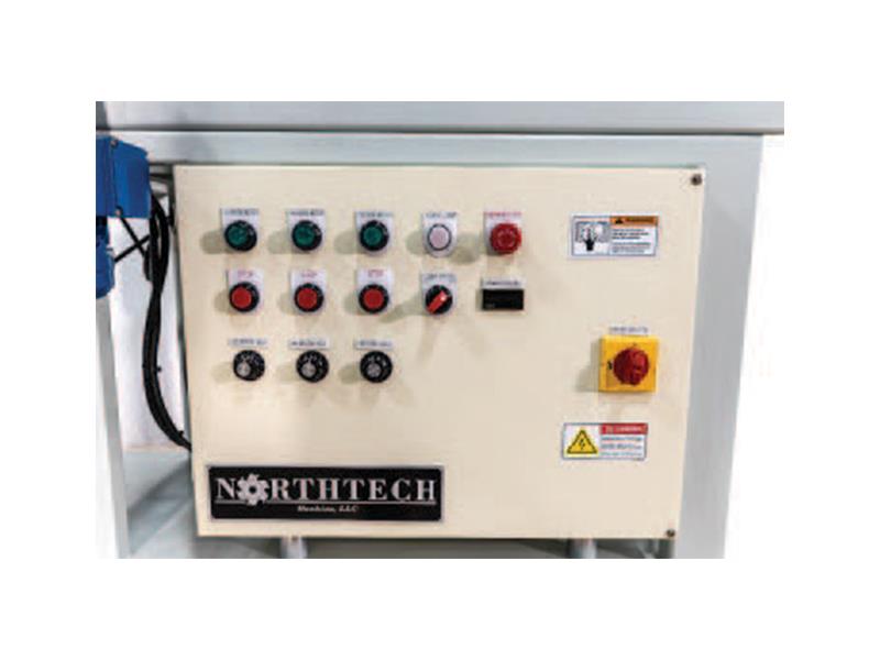 12" Northtech #NT-MBS12-2T1R10L, 4-Head Lineal Brush Sander, 1/4"-6" thickness, 30" min. Work length - Image 3