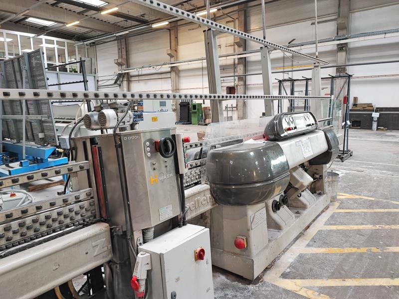Bavelloni #GEMY-6, Straight-Line Edging Machine, 6-Spindle, R-L direction, 3-35 mm Glass Thickness, 0.5-5 - Image 3