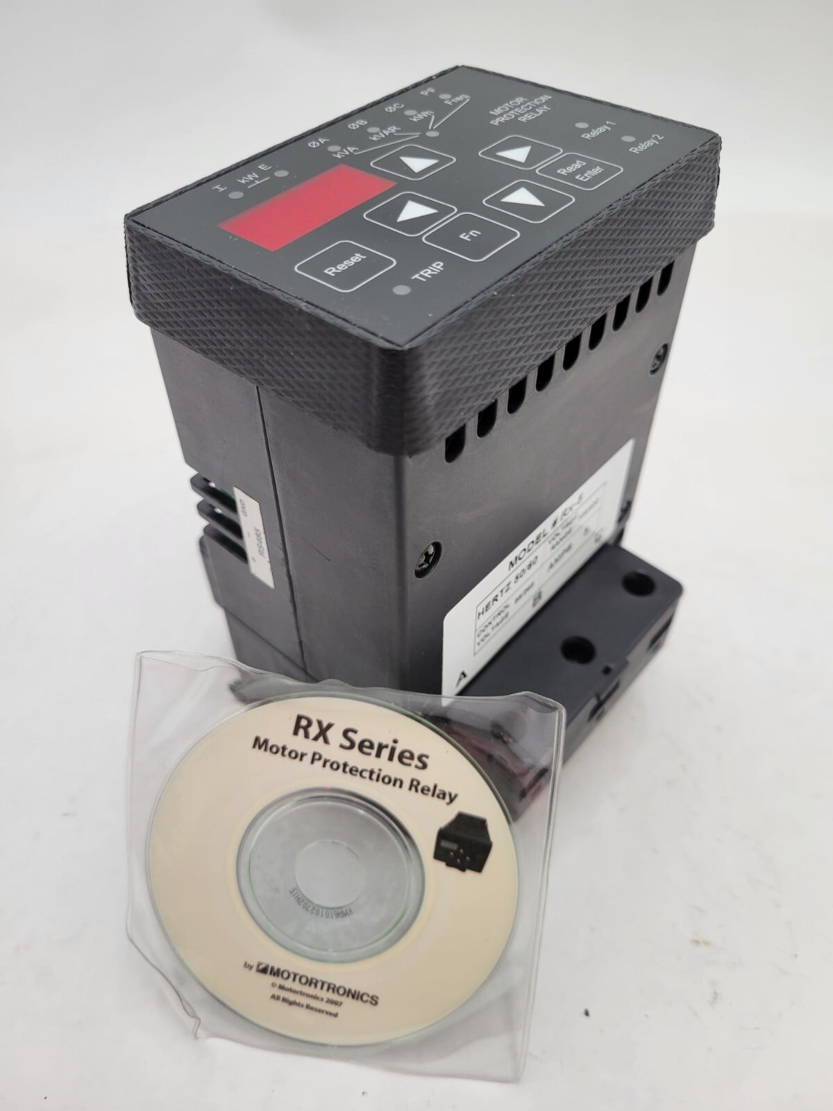 Motortronics #RX-5, Motor Protection Relay, 5 A, 208/600 V, 85/265 coil Volts - Image 1
