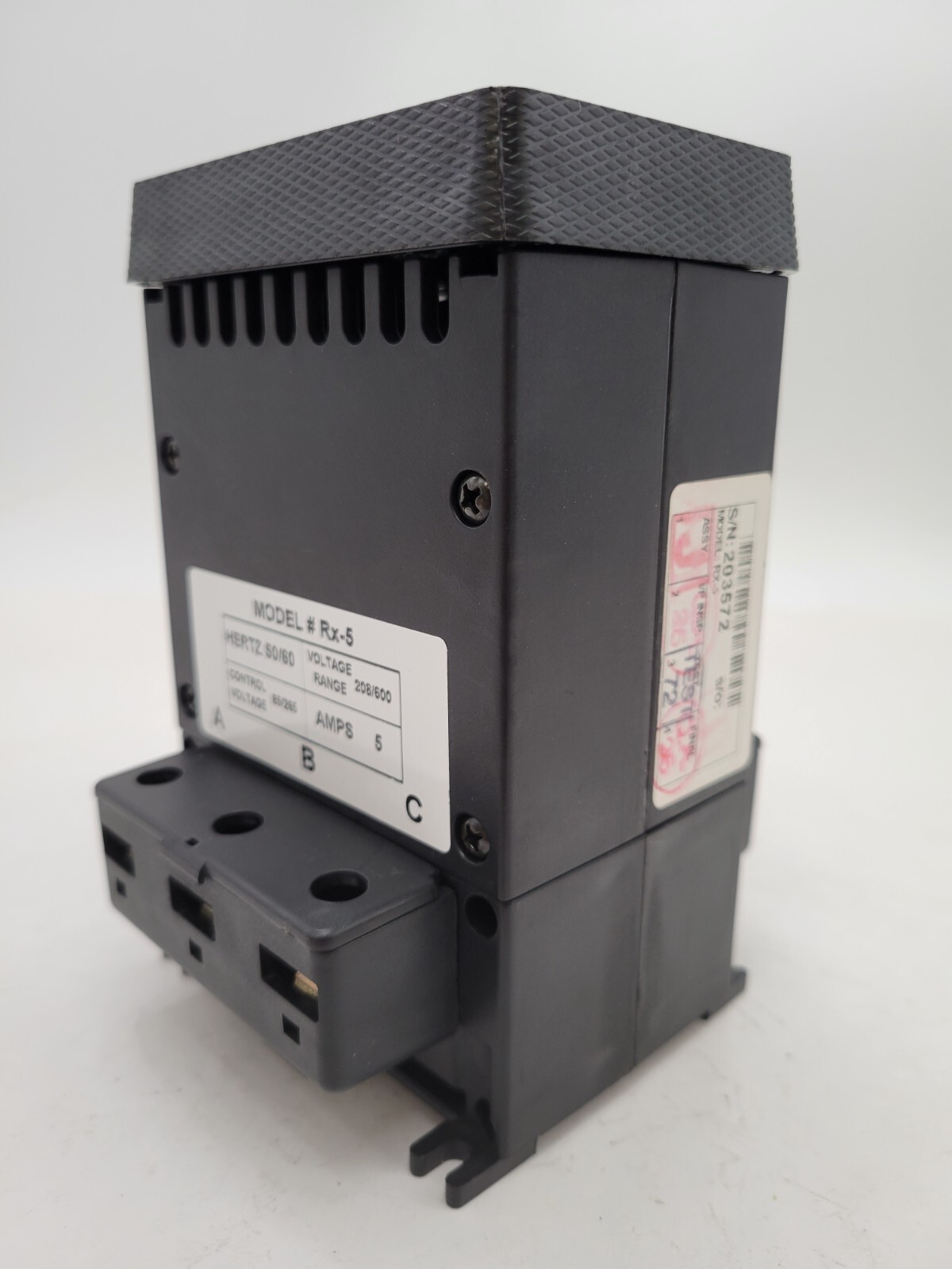 Motortronics #RX-5, Motor Protection Relay, 5 A, 208/600 V, 85/265 coil Volts - Image 5