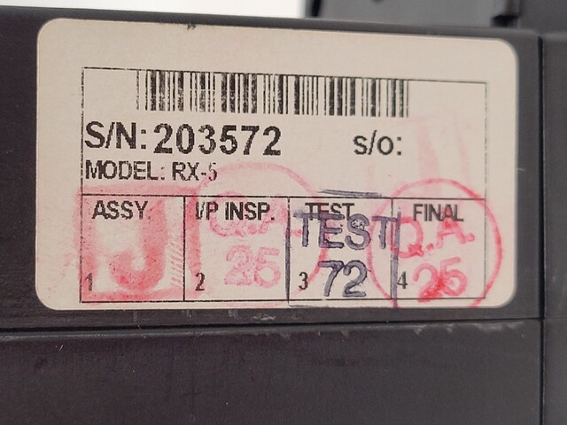 Motortronics #RX-5, Motor Protection Relay, 5 A, 208/600 V, 85/265 coil Volts - Image 7