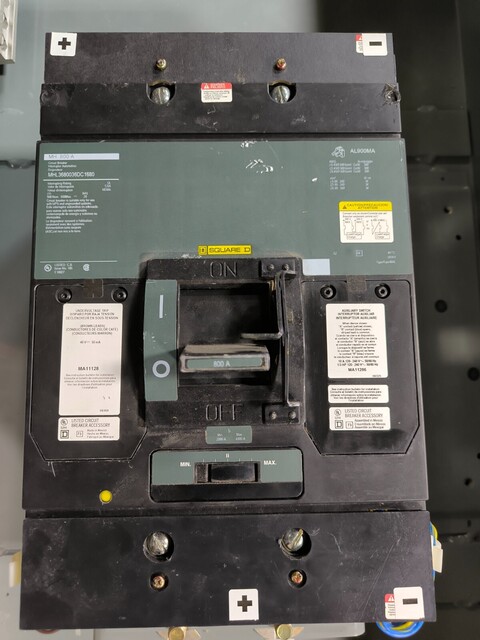 Square D #MBD10003CBS, Circuit Breaker Enclosure, 1000 A, 600 Volts, 3 phase, 3 pole - Image 3