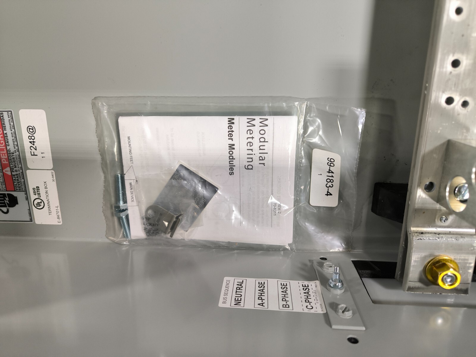 600 Amp. General Electric, TMP3L6R, Meter Mod III, 208Y/120 VAC, 3 Phase, 4 Wire, 3R - Image 8