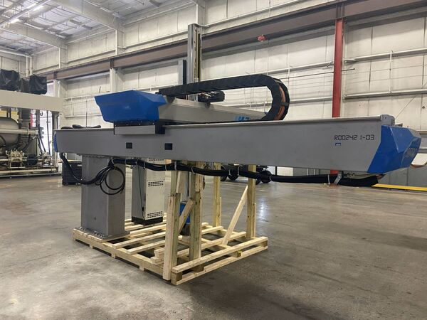 Sepro, 7X-45TE LV, 5-Axis Servo robot, 4000mm horizontal reach, 1200mm vertical reach, 2017 - Image 3