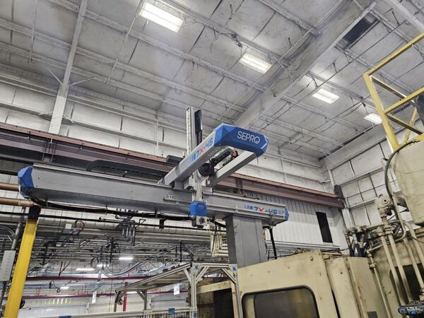 Sepro, 7X-45TE LV, 5-Axis Servo robot, 4000mm horizontal reach, 1200mm vertical reach, 2017 - Image 5