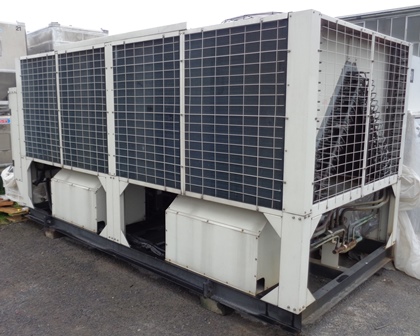103 Ton, Hitachi #RCUG-150AHYZ1 H-Series, air cooled chiller, R407c refrigerant - Image 1