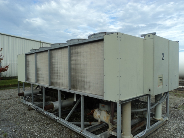 110 Ton, Trane #RTAA, air cooled chiller, R-22 refrigerant, 460 V. - Image 1