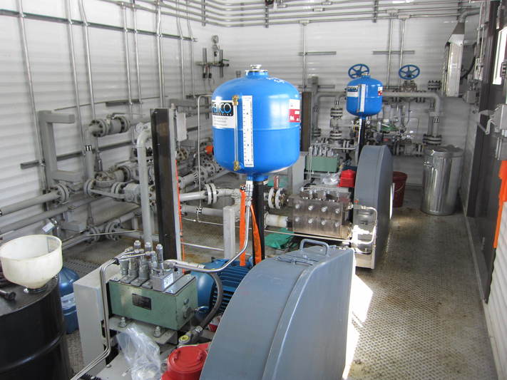 34 GPM @ 1270 psi, Weatherford, electric triplex condensate pump, 30 HP @ 1175 RPM, Weg TE1BFOXON, 460 V. - Image 4