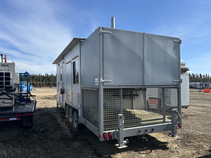 220 HP Gardner Denver #SSQ99B, screw compressor, 1-stage, Caterpillar 3306 NG engine, 2009 - Image 2