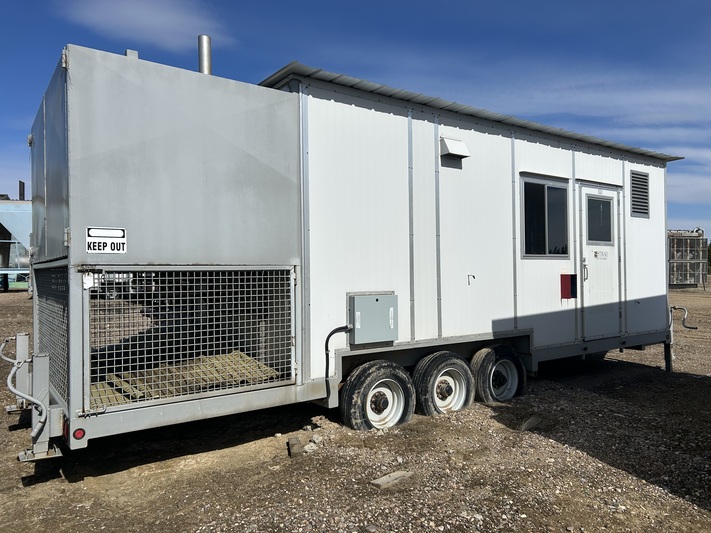 220 HP Gardner Denver #SSQ99B, screw compressor, 1-stage, Caterpillar 3306 NG engine, 2009 - Image 3