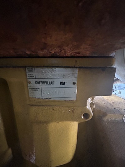 220 HP Gardner Denver #SSQG99B, screw compressor, 1-stage, Caterpillar G3306 NG engine, 2009 - Image 4