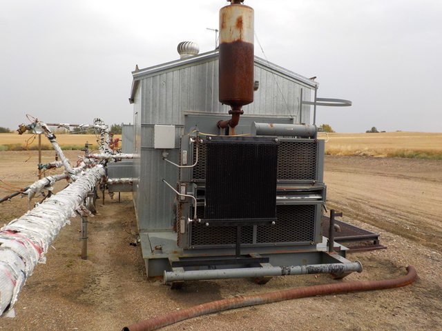 95 HP Gardner Denver #SSHBG, screw compressor, 2-stage, 1800 RPM, Caterpillar G3304NA NG engine, 2004 - Image 3