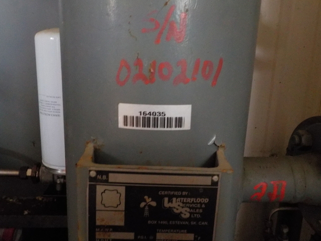 95 HP Gardner Denver #SSHBG, screw compressor, 2-stage, 1800 RPM, Caterpillar G3304NA NG engine, 2004 - Image 7