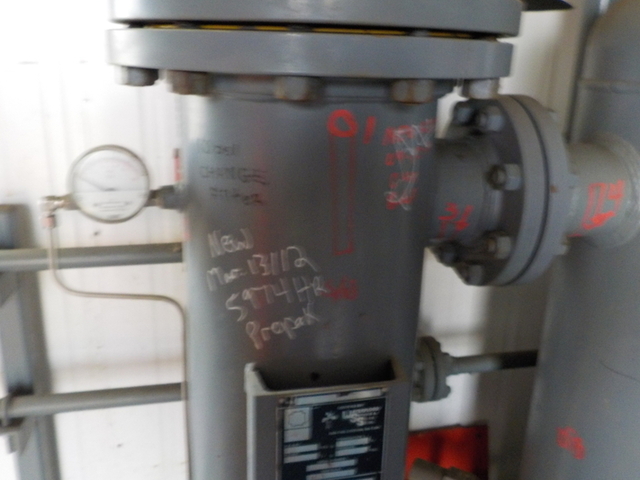 95 HP Gardner Denver #SSHBG, screw compressor, 2-stage, 1800 RPM, Caterpillar G3304NA NG engine, 2004 - Image 9