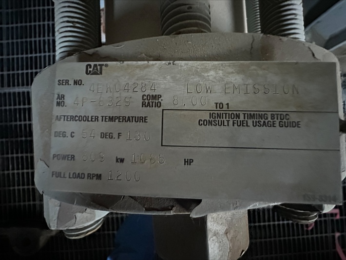 1085 HP Geminis #E602, reciprocating compressor, 2-stages, 1200 RPM, Caterpillar G3516 TAW-LE NG engine, 2005 - Image 8