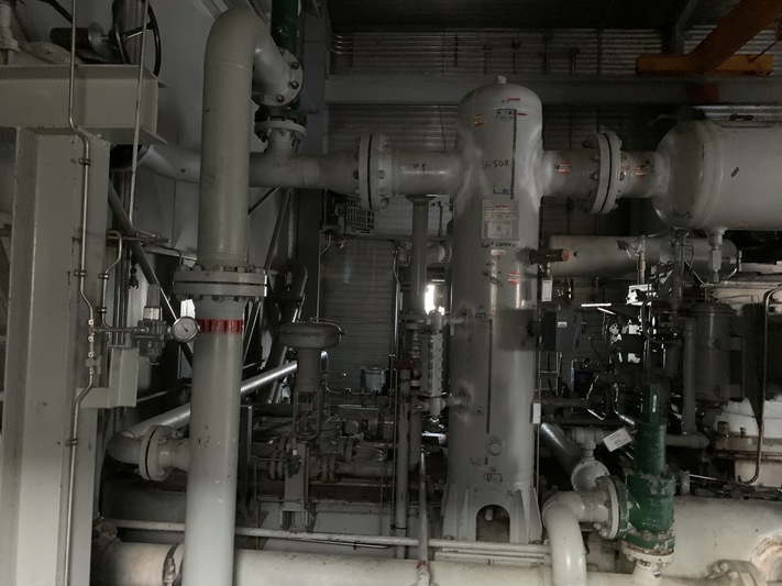 1850 HP White Superior #MW72, reciprocating compressor, 2 throws, 2 stages, 1200 RPM, Toshiba J1858PKF310T - Image 2