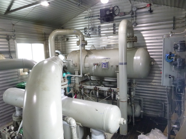 325 HP Ariel #JGJ-2, reciprocating compressor, 2 stages, 1800 RPM, Caterpillar G3406TA engine, 2002 - Image 7