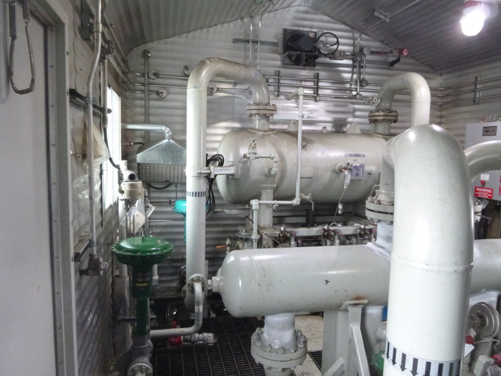 325 HP Ariel #JGJ-2, reciprocating compressor, 2 stages, 1800 RPM, Caterpillar G3406TA engine, 2002 - Image 10