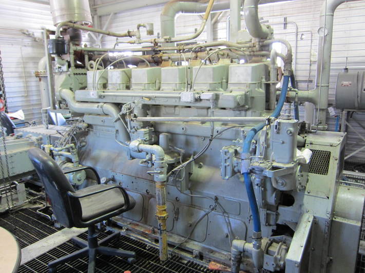 738 HP Ariel #JGK/2, reciprocating compressor, 2 throws, 2 stages, 1200 RPM, Waukesha F3521GSI NG engine, 1991 - Image 4