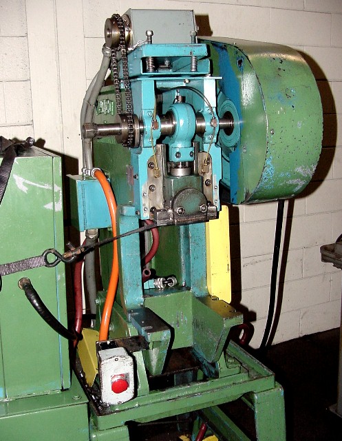 5 Ton, Kenco #AG51-105-100, OBI gap frame mech.press, 1" stroke, 8" x 11-1/2" bed area, 9-1/2" Shut Height - Image 2