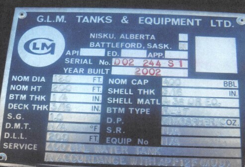 400 bbl Storage Tank, 2002 - Image 3