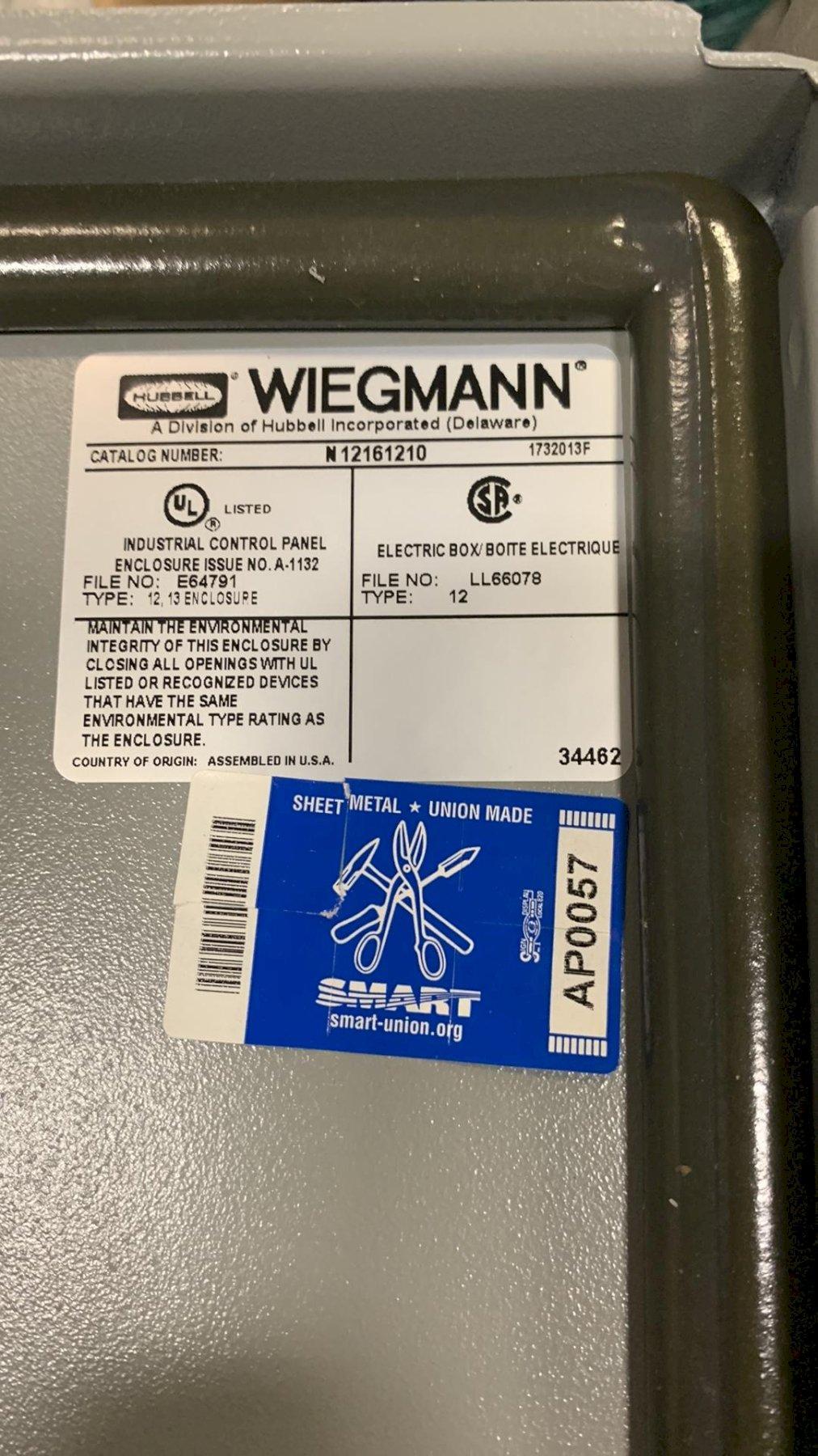 Hubbell Wiegmann N12161210, Power Enclosure Box, Type 12/13, NEW - Image 1