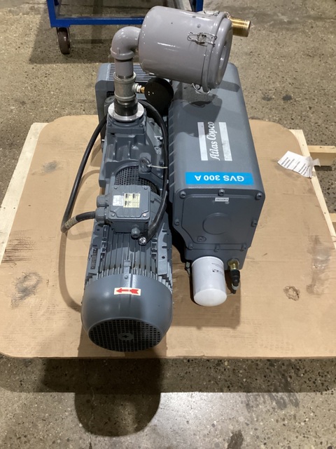 164.8/200 CFM Atlas Copco #GVS300A-3002615031, Vacuum Pump w/Motor, 280/340 m3/hr. Flow Rate, 0.1 mbar, 2021 - Image 3