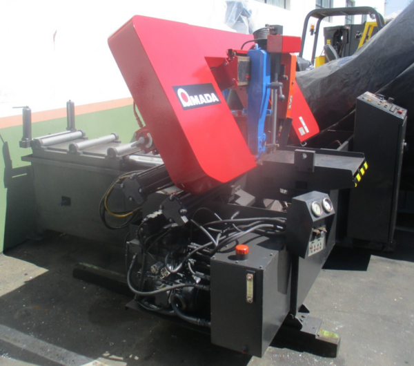 16" x 16" Amada #HFA-400W, automatic horizontal bandsaw, 180" x 1.25" x .042" blade, 50-395 FPM, hydraulic - Image 4
